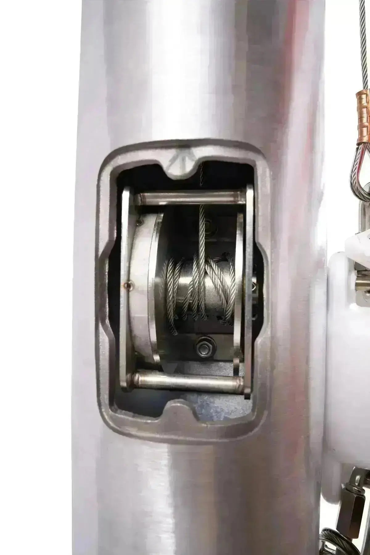 Internal Cable Halyard Flagpole Winch