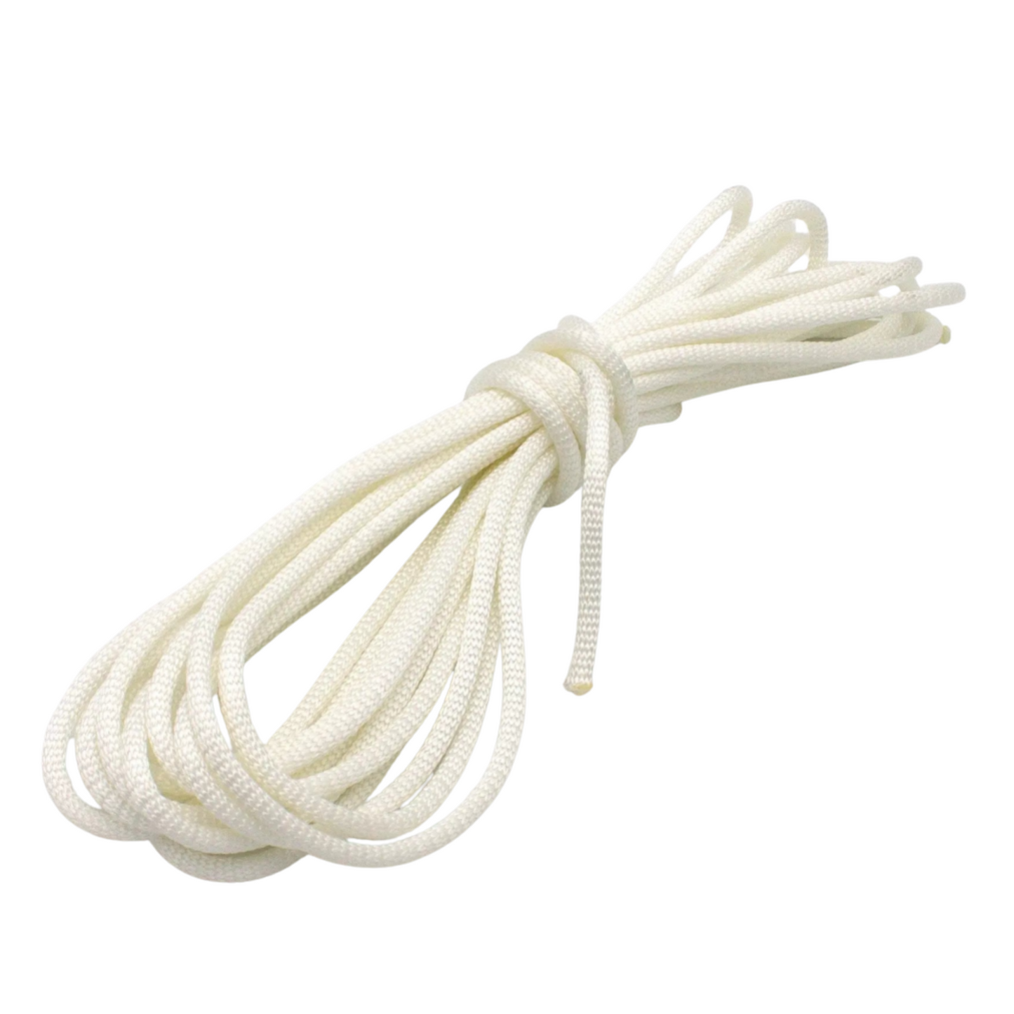 Braided Polypropylene Flagpole Halyard - White Knot & Rope Supply
