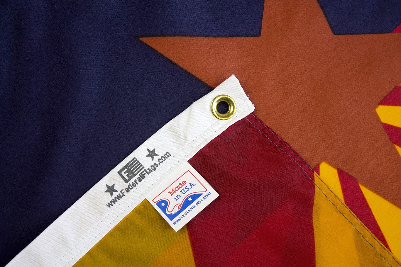 Arizona Staatsflagge – 90 X 150 Cm, Polyester, Wetterfest Mit Metallösen (innen & Außen)