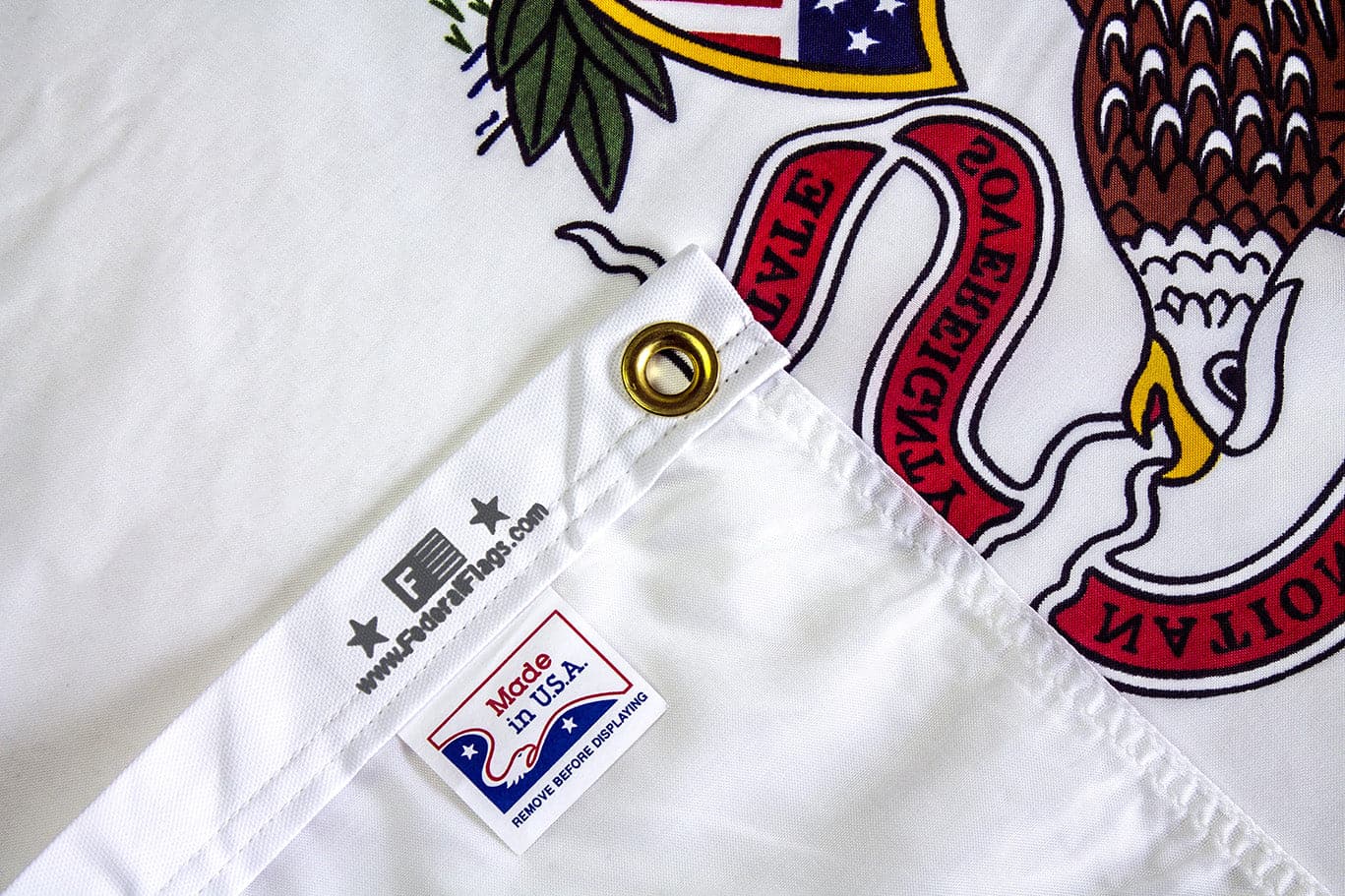 Illinois flag made in USA