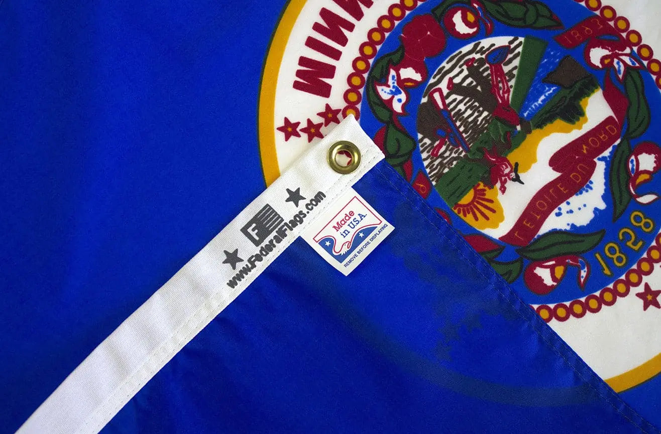 2'X3' Quality Nylon State of Minnesota Flag-Made in USA