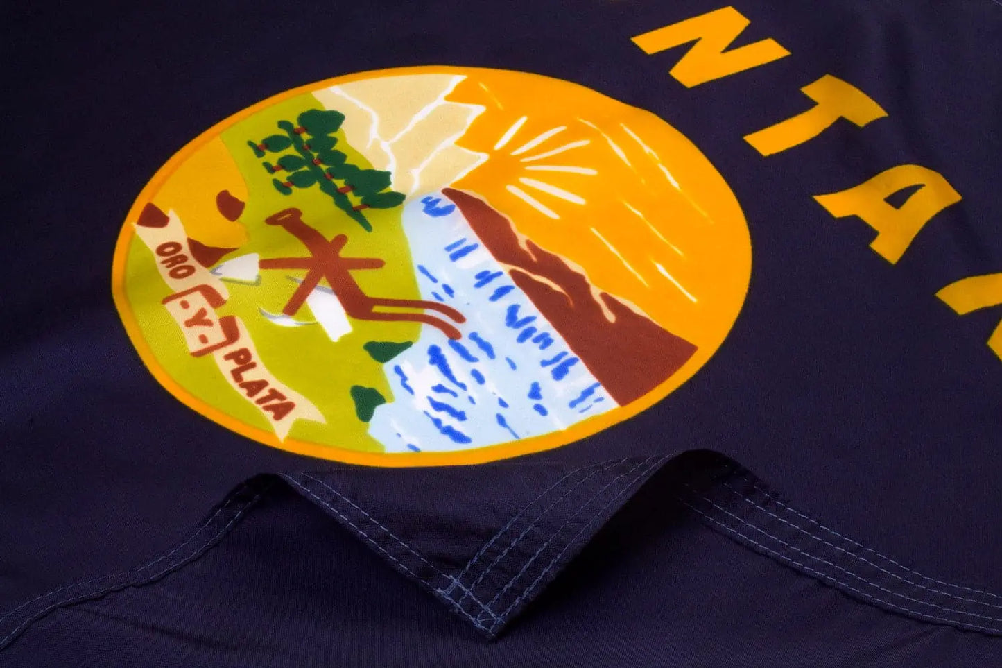 Montana Flag Close Up