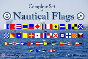 Complete ICOS Maritime Signal Flag Set - Size 3