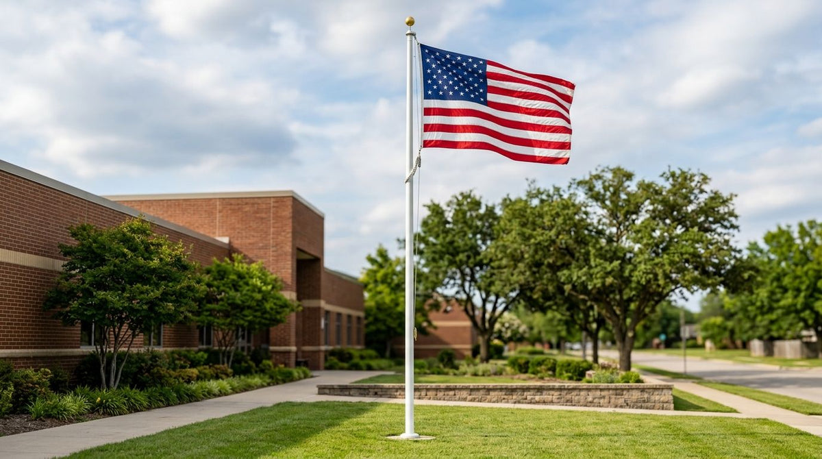 Best American flag sizes for 20 to 30 ft flagpoles in 2026