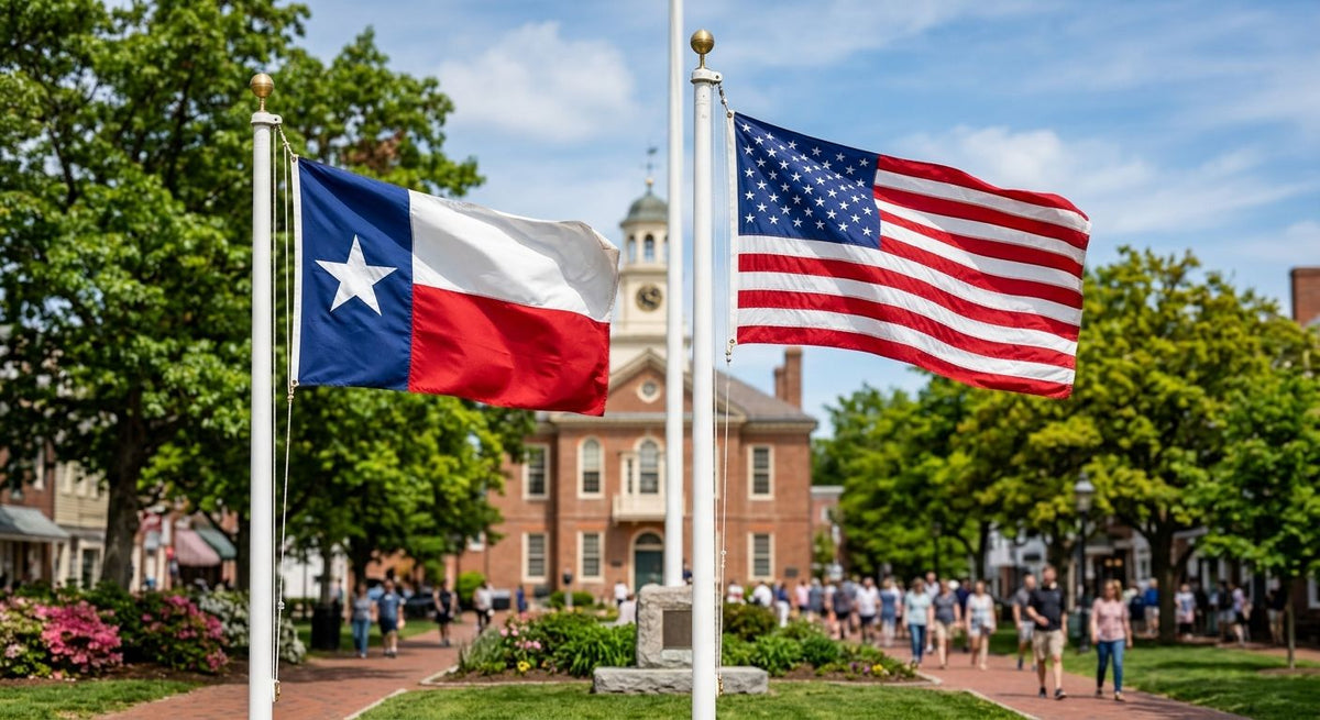 Best state flags to fly with the American flag in 2026