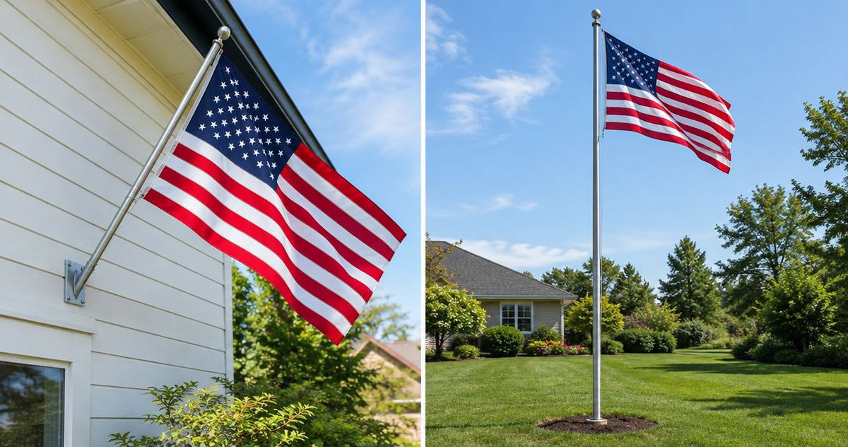 Wall-Mounted vs In-Ground Flagpole: Which Is Right for Your Yard (2026)