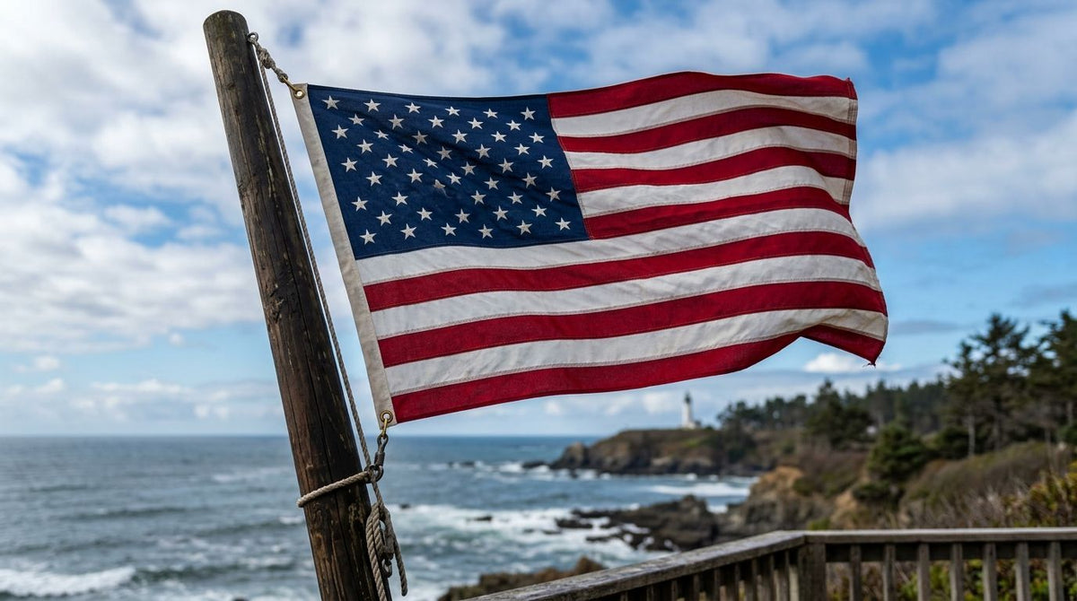Best all-weather American flags ranked by fabric weight in 2026
