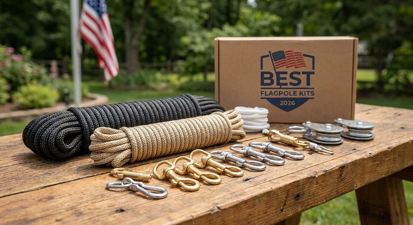 Best flagpole halyard rope and hardware kits in 2026