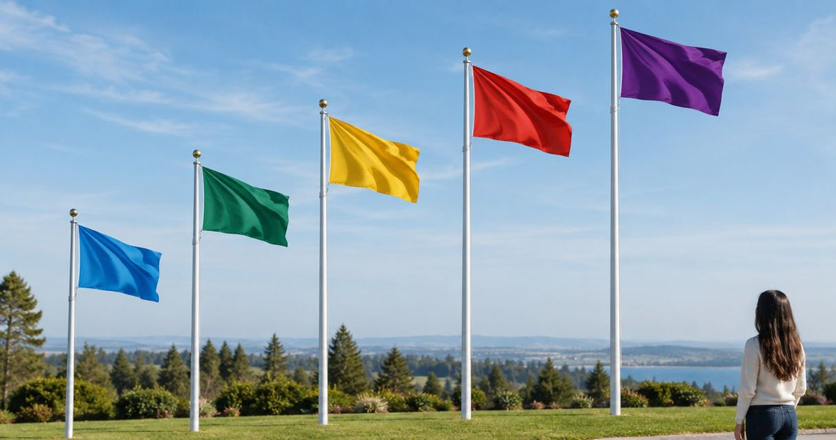 Flag size by flagpole height: sizing chart 2026