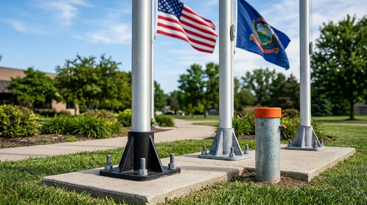 Best flagpole shoe bases and ground sleeves in 2026