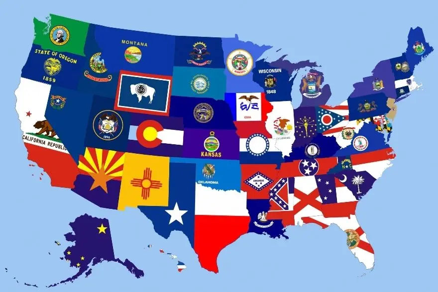 State Level Flags State Flags: 10 Interesting Facts About State Flags To Know – Federal ...