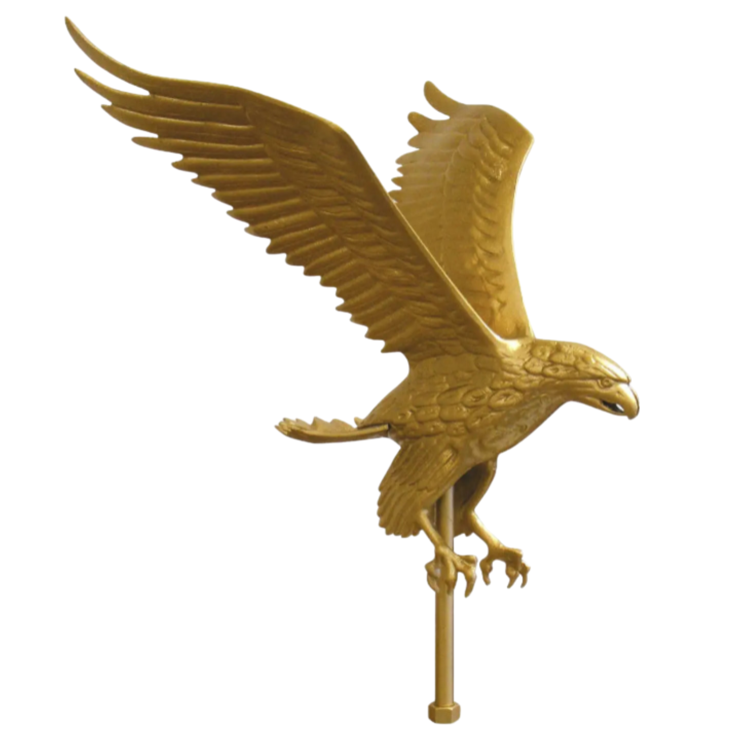 Gold Anodized Eagle Ornament for Outdoor Flagpoles - Federal Flags, LLC