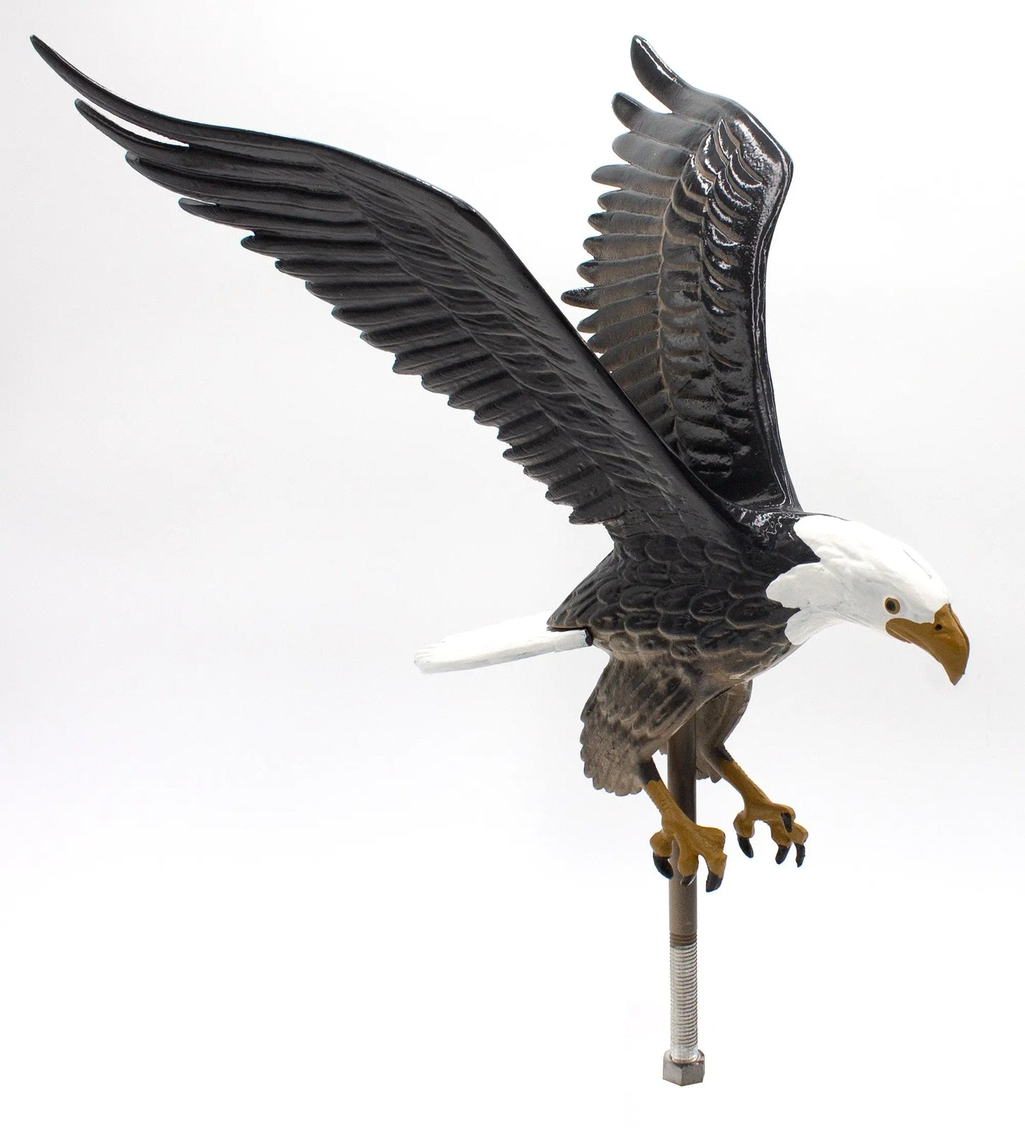 Natural Painted Eagle Flagpole Ornament