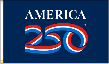America 250 Flag, Blue - Federal Flags, LLC