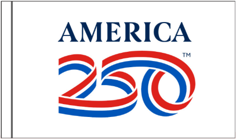 America 250 Flag, White - Federal Flags, LLC