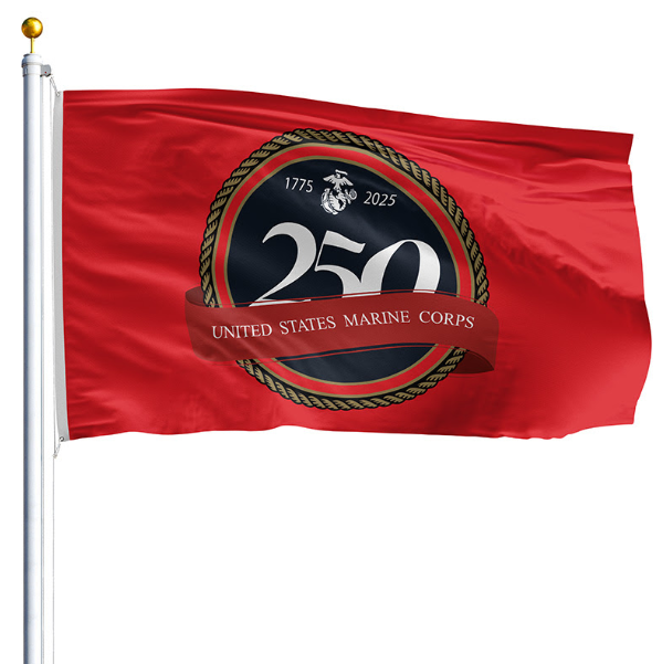 250th US Marine Corps Flag - Federal Flags, LLC