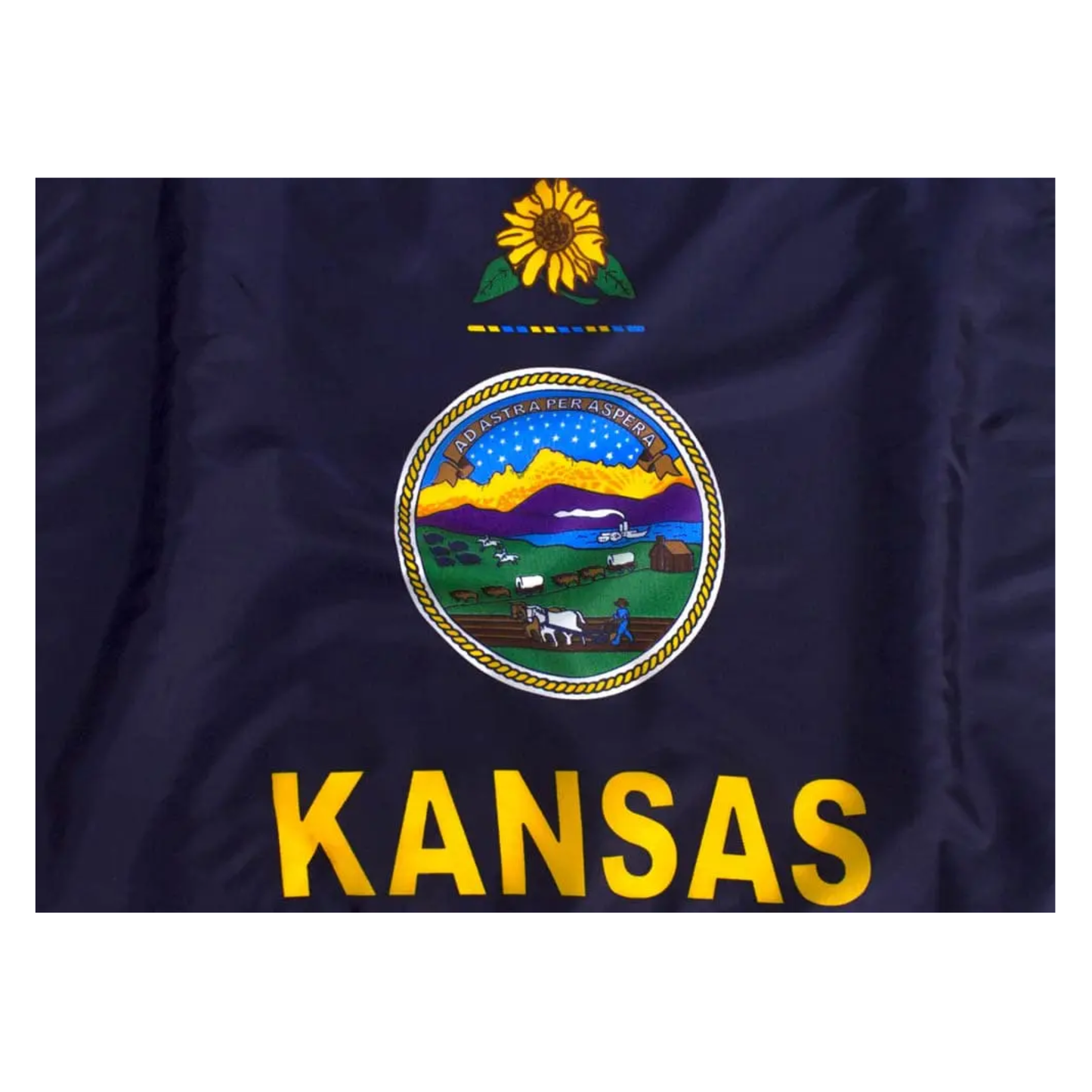 State of Kansas Flag - Official Design and Specifications - Outdoor Nylon - Federal Flags, LLC