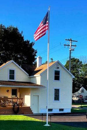 20ft. Sectional Flagpole For Residential or Commercial Purposes. Rated to 85mph