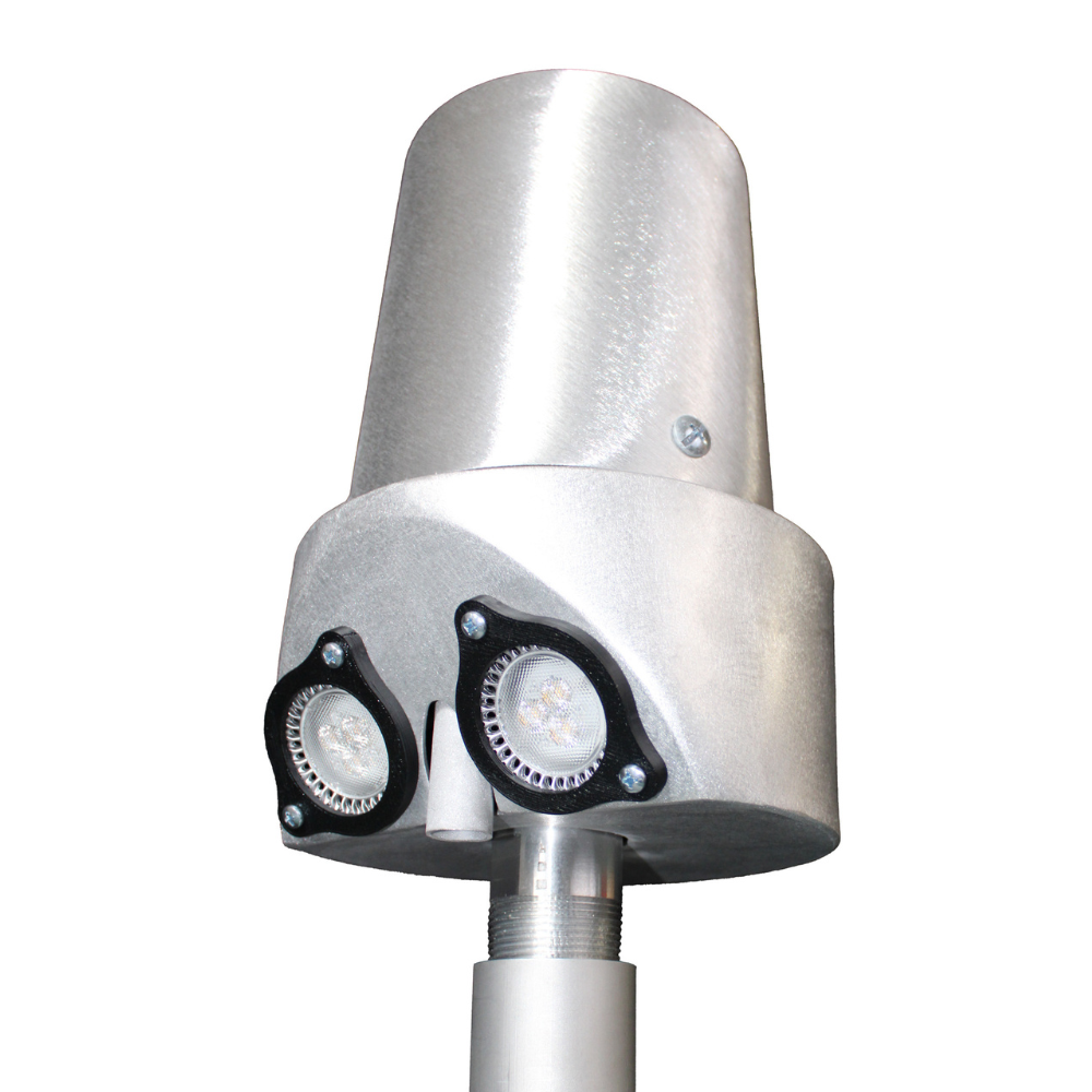 Flagpole Beacon Light For 20ft to 50ft Internal Halyard Flagpoles - Federal Flags, LLC