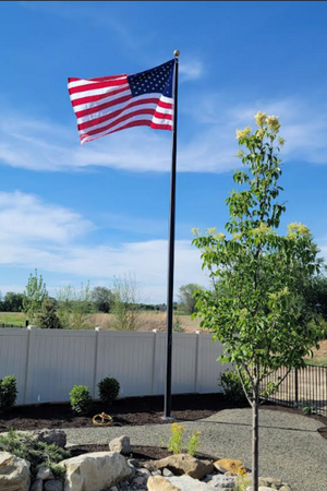 20ft. Sectional Flagpole For Residential or Commercial Purposes. Rated to 85mph