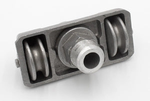 Double Revolving Flagpole Truck - Cast Aluminum - for flagpoles up to 4 inch in top diameter Concord