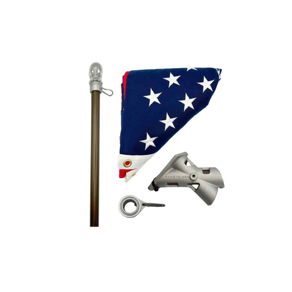 Vinyl Railing Flag. Post How To Attach a Flag Bracket to Vinyl Siding - Federal Flags, LLC