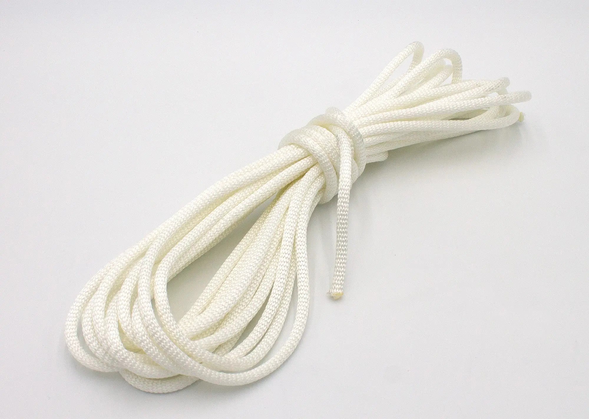 Braided Polypropylene Flagpole Halyard - White