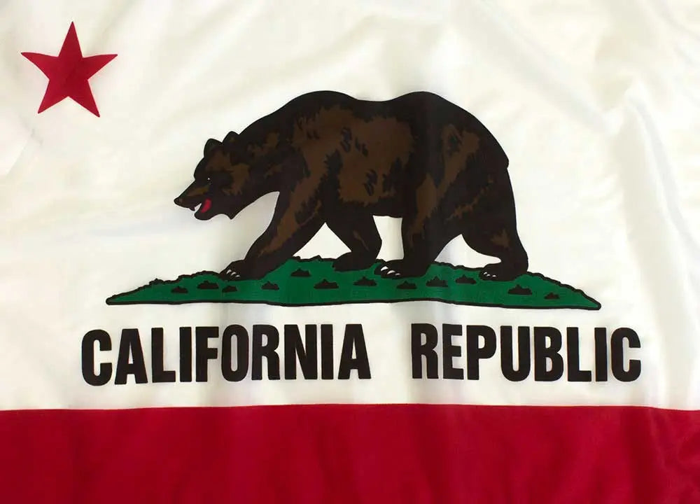 Nylon California Flag