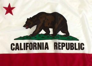 Nylon California Flag