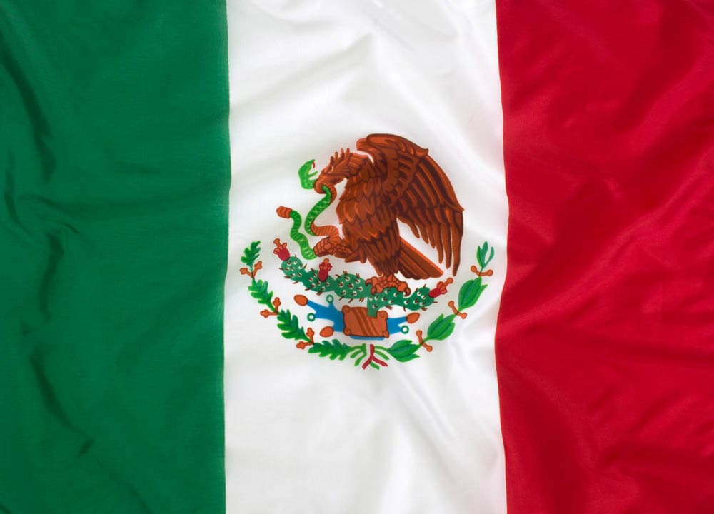 US Flag Store Mexico Flag, 4 by 6-Inch