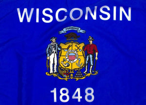 Outdoor Nylon Wisconsin Flag