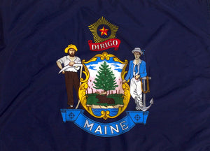 Outdoor Nylon Maine Flag