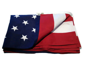 Heavy Duty 2-Ply Polyester American Flag - Folded
