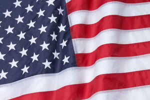 Nylon American, U.S. Flag - sewn stripes, embroidered stars