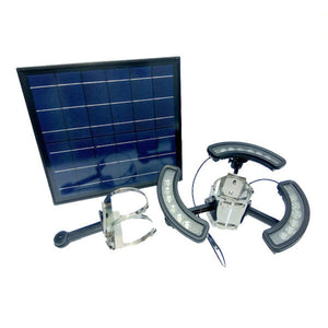Solar Powered Flagpole Triple Uplight - For Flagpoles up to 60ft Tall