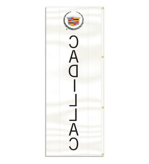 Cadillac Logo Flag Reverse