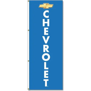 Chevrolet Logo Flag - Blue