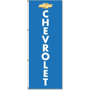 Chevrolet Logo Flag - Blue