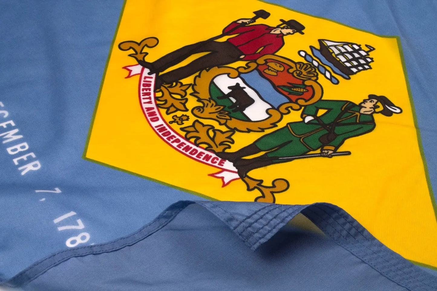 Delaware Flag Close Up