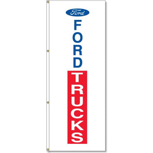 Ford Trucks Logo Flag