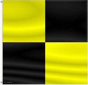 Signal Flag L - Lima - Quarantine Flag