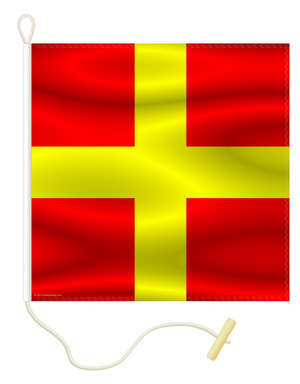 Nautical Signal Flag R - ROMEO
