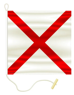 Nautical Signal Flag V - VICTOR