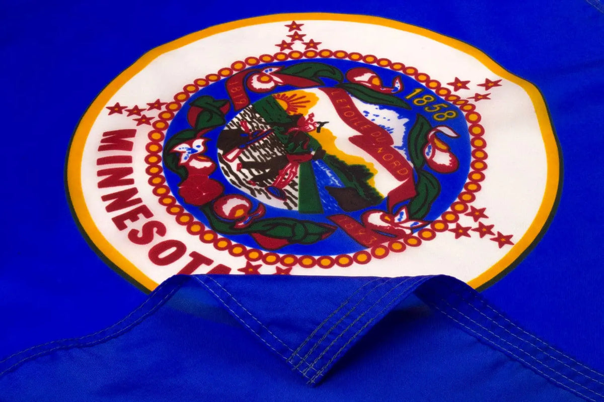 Minnesota Flag Close Up