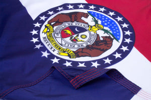 Missouri Flag Close Up