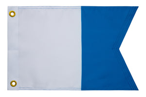 Signal Flag: A - ALPHA - 1x1ft 3in (Size 0)