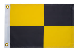 Signal Flag: L - LIMA - Quarantine Flag  - 1x1ft 3in (Size 0)