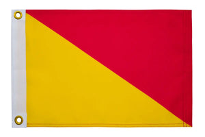Signal Flag: O - OSCAR - 1ft 6inx2ft (Size 2)