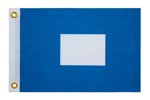 Signal Flag: P - PAPA - 1ft 6inx2ft (Size 2)