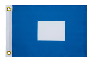 Signal Flag: P - PAPA - 1ft 6inx2ft (Size 2)